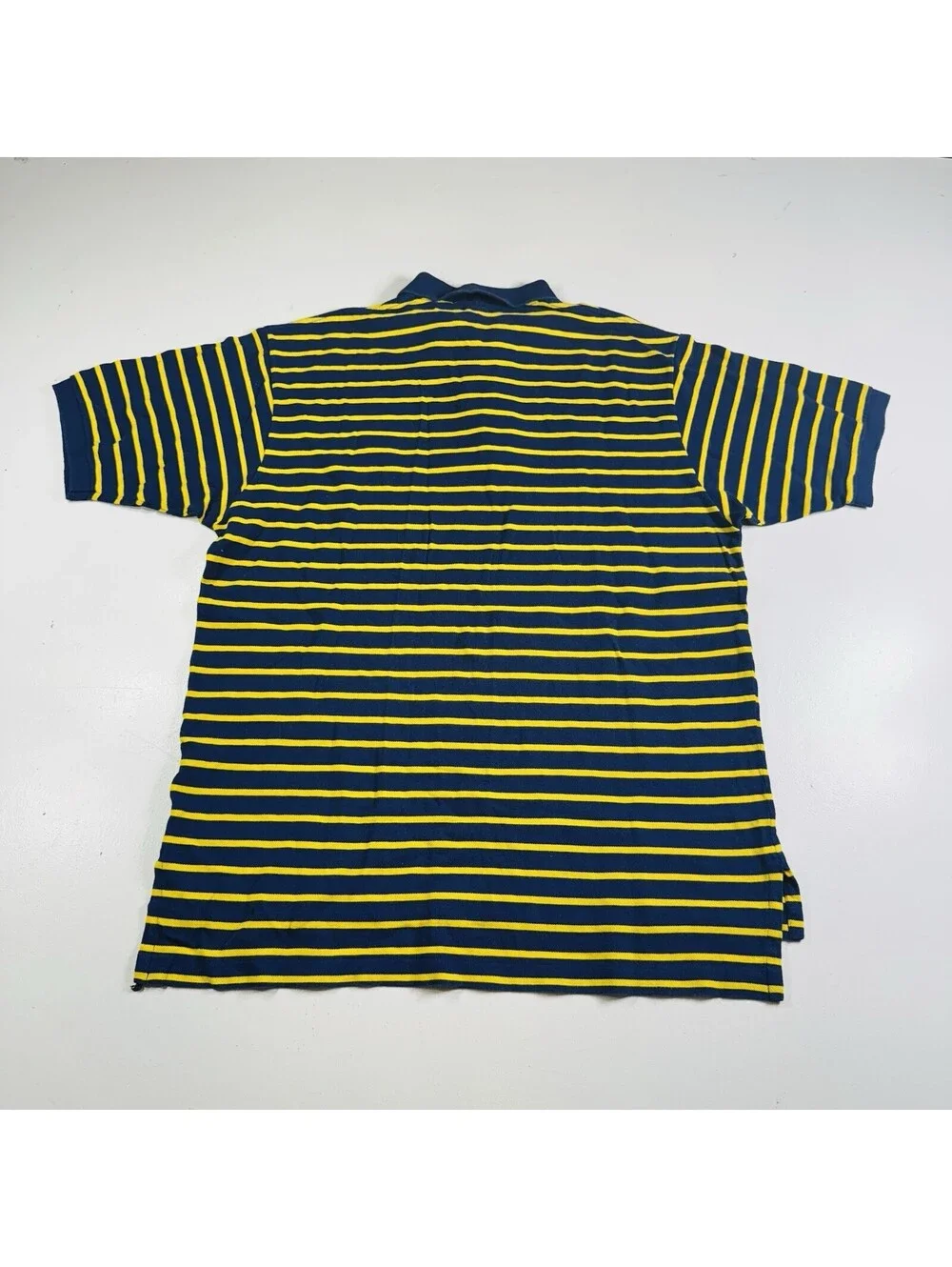Polo Golf Ralph Lauren Golf Polo Shirt Navy Yellow Striped Men’s Size XL